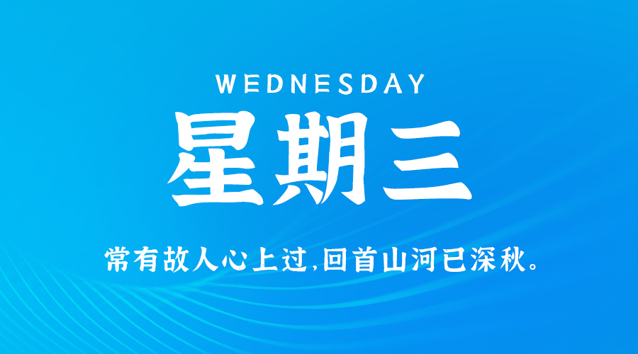 09月11日，农历八月初九，星期三 ，在这里，每天60秒读懂世界-杂货铺